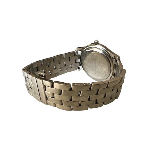 GUCCI 5500M: Stainless Steel Logo Quartz Watch  #1180 main image 8